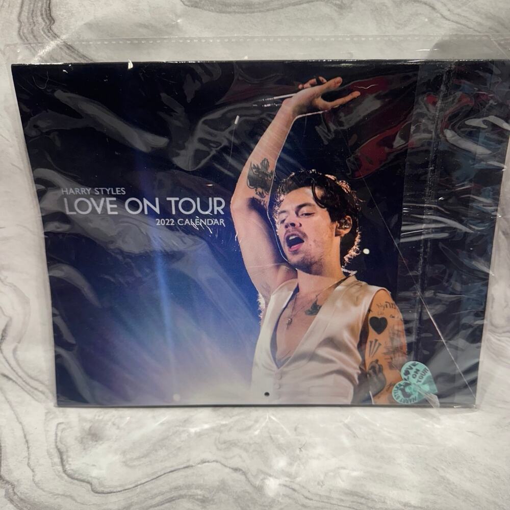 Harry Styles Love On Tour 2022 Calendar With Sticker